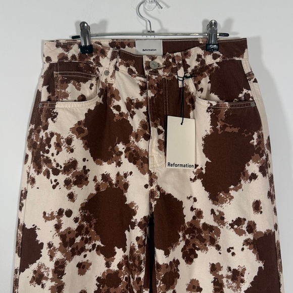 NWT Reformation Val 90s Mid-Rise Straight Jeans - Picture 6 of 14